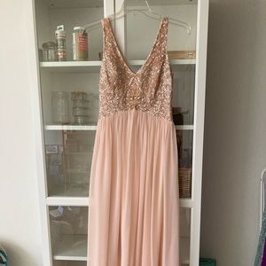 Aidan Mattox Full Length Ball Gown